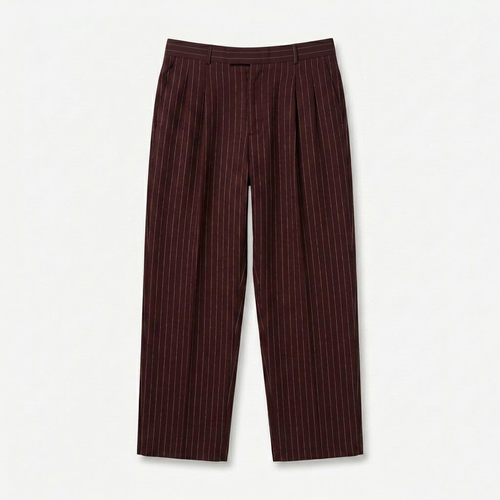 Classic Pinstriped Pants