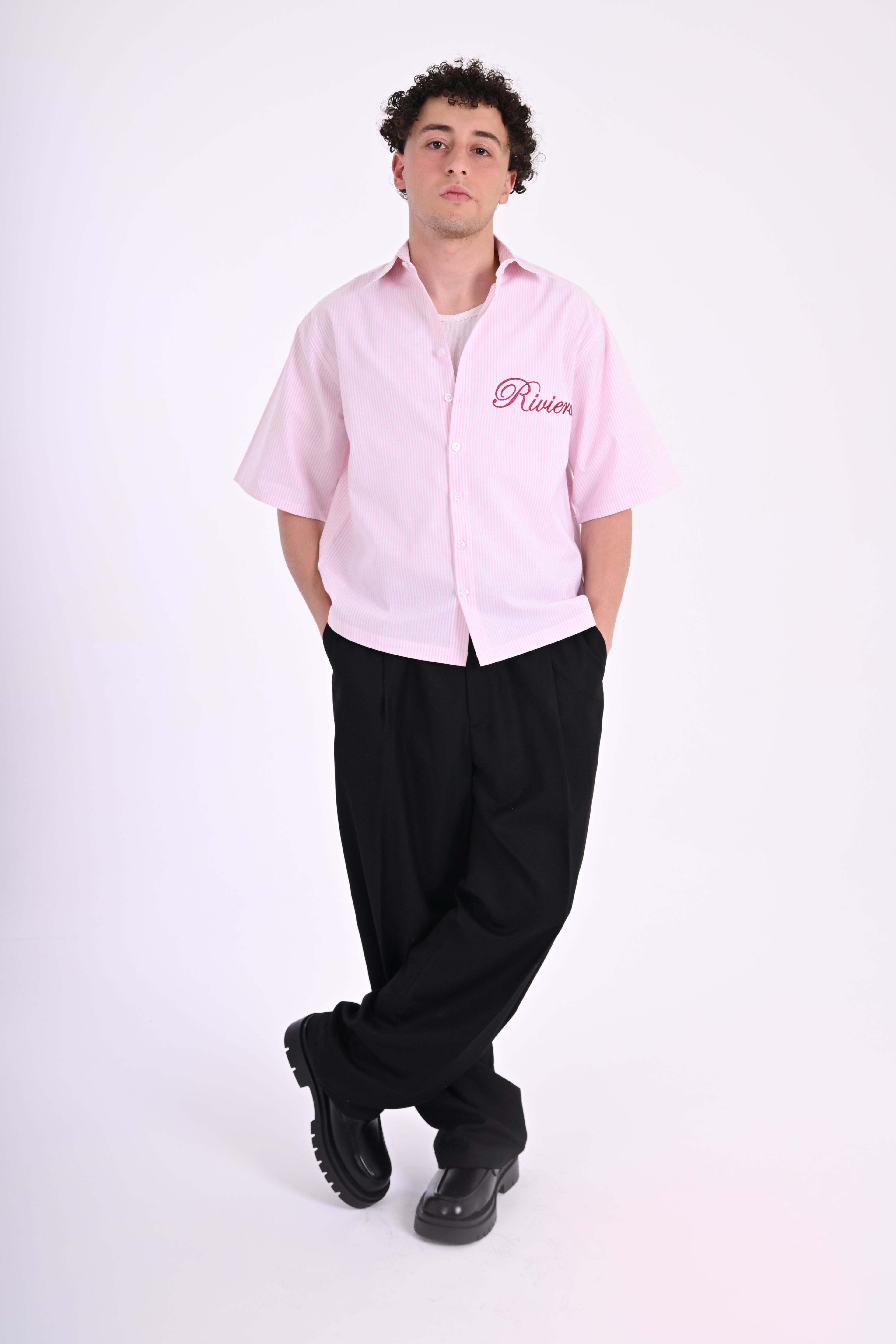 Classic pleated pants - Black
