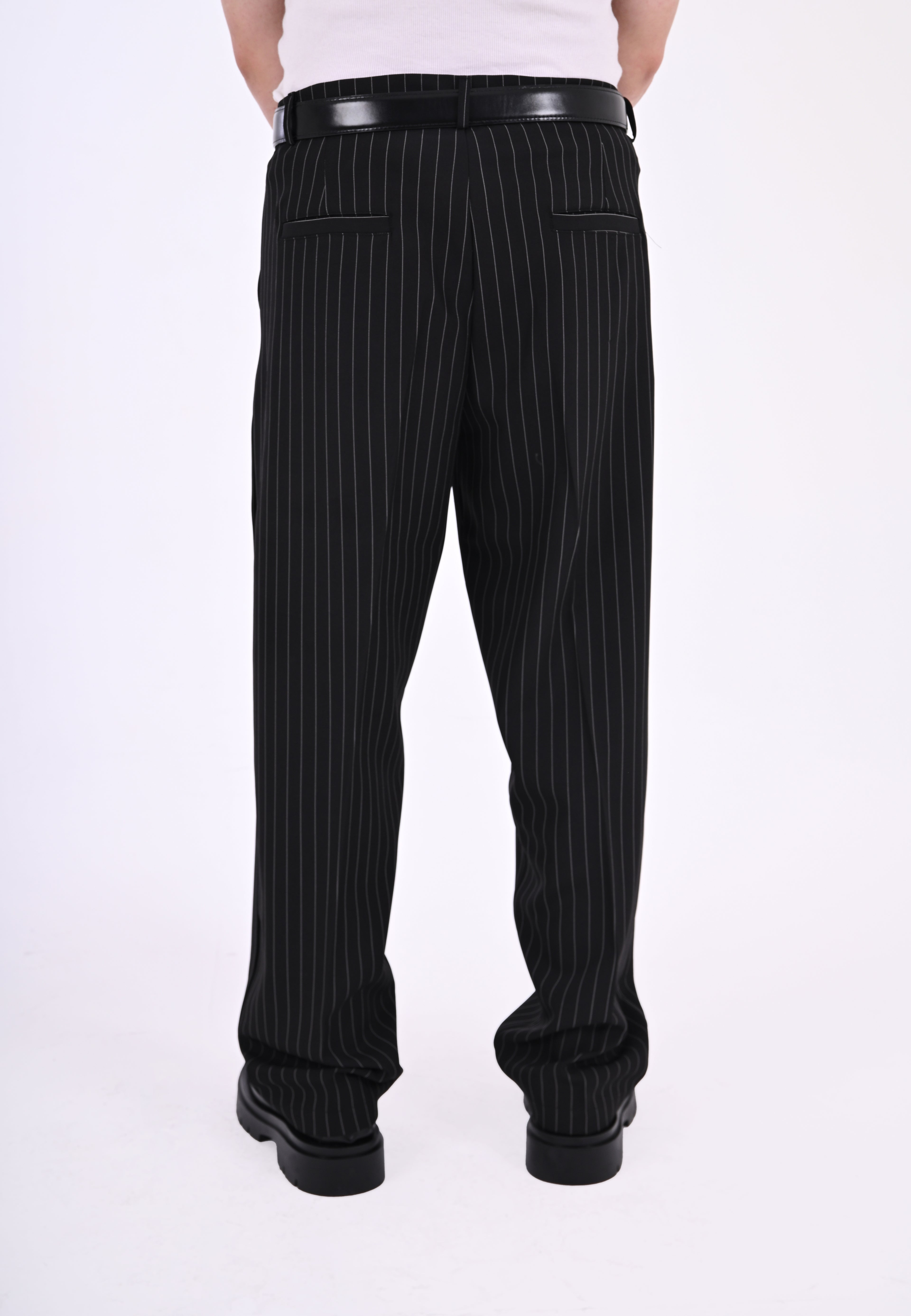 Classic Pinstriped Pants